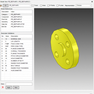 E3D PDMS Libraries, E3D PDMS Category & Specification