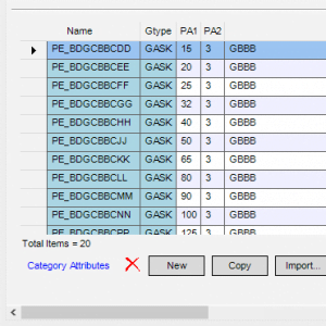 E3D PDMS Libraries, E3D PDMS Category & Specification