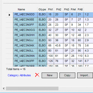 E3D PDMS Libraries, E3D PDMS Category & Specification